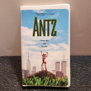 5/$20 Antz VHS Tape DreamWorks Animated Movie Pre-owned condition VHS